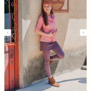 Bohemian Folk skirted leggings